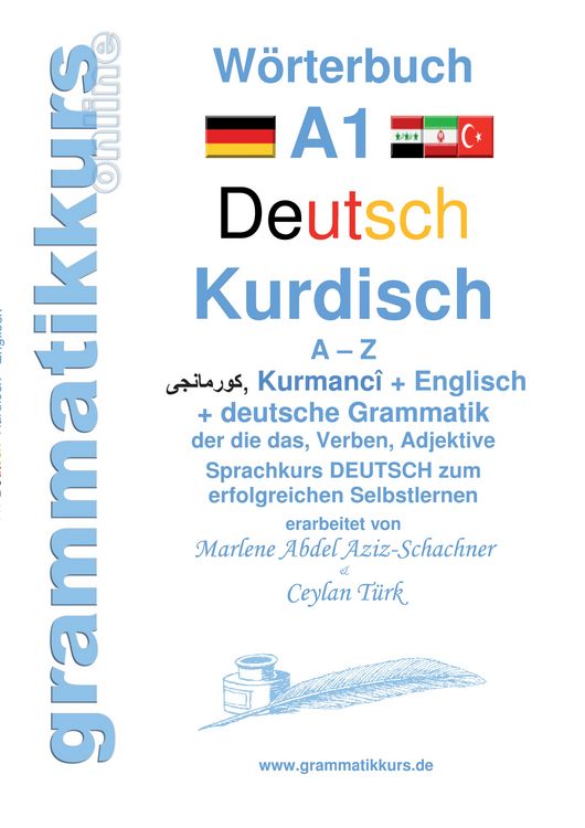 Produktbild: W&ouml;rterbuch Deutsch - Kurdisch-Kurmandschi- Englisch A1