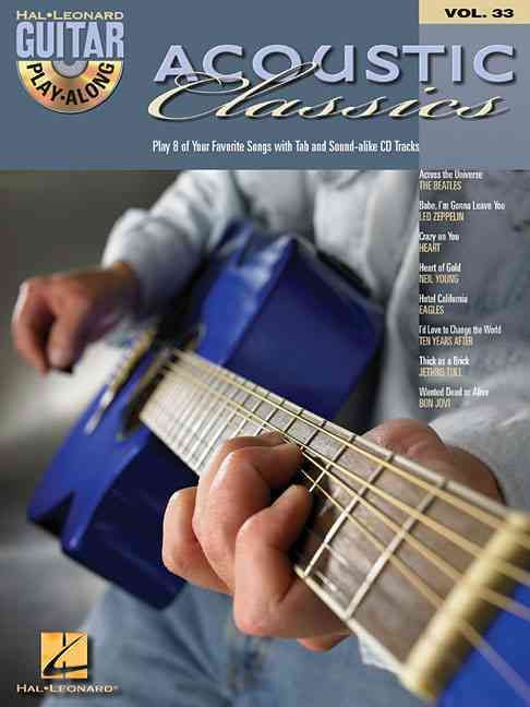 Produktbild: Acoustic Classics - Guitar Play-Along Vol. 33 Book/Online Audio