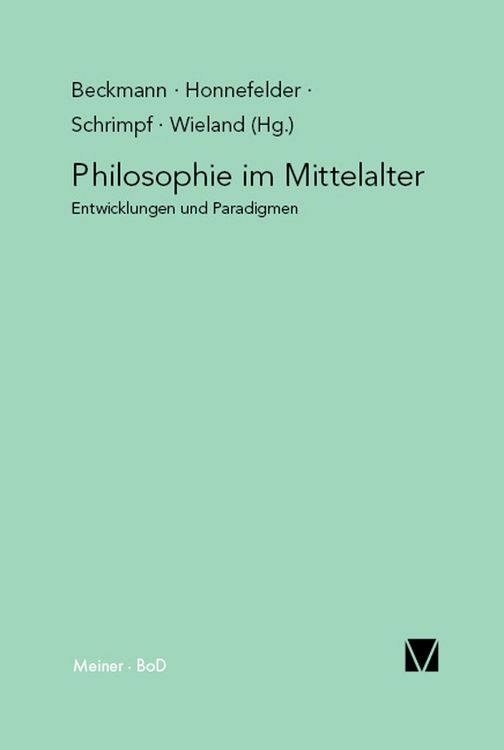 Produktbild: Philosophie im Mittelalter