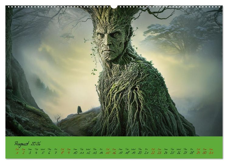 Produktbild: A strange forest In the lonely undergrowth (High Quality Premium Wall Calendar 2026 DIN A2 landscape),CALVENDO 12 Month Wall Calendar