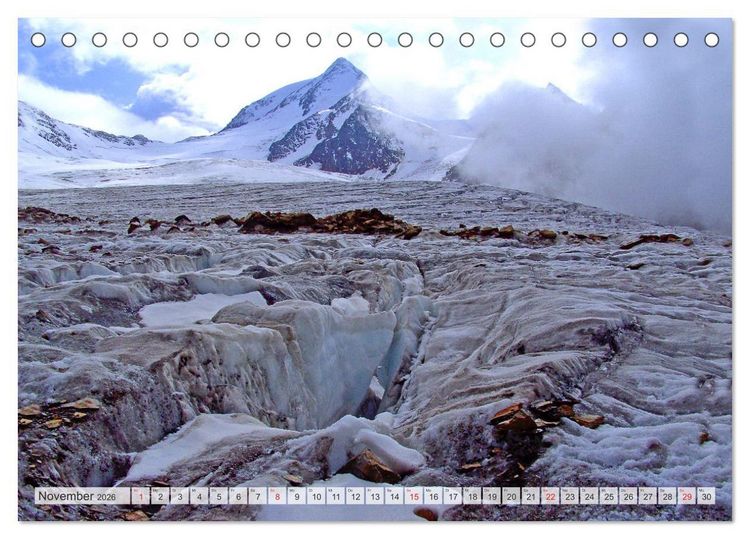 Produktbild: Meine Giganten in den Alpen &Ouml;sterreichs (Tischkalender 2026 DIN A5 quer), CALVENDO Monatskalender