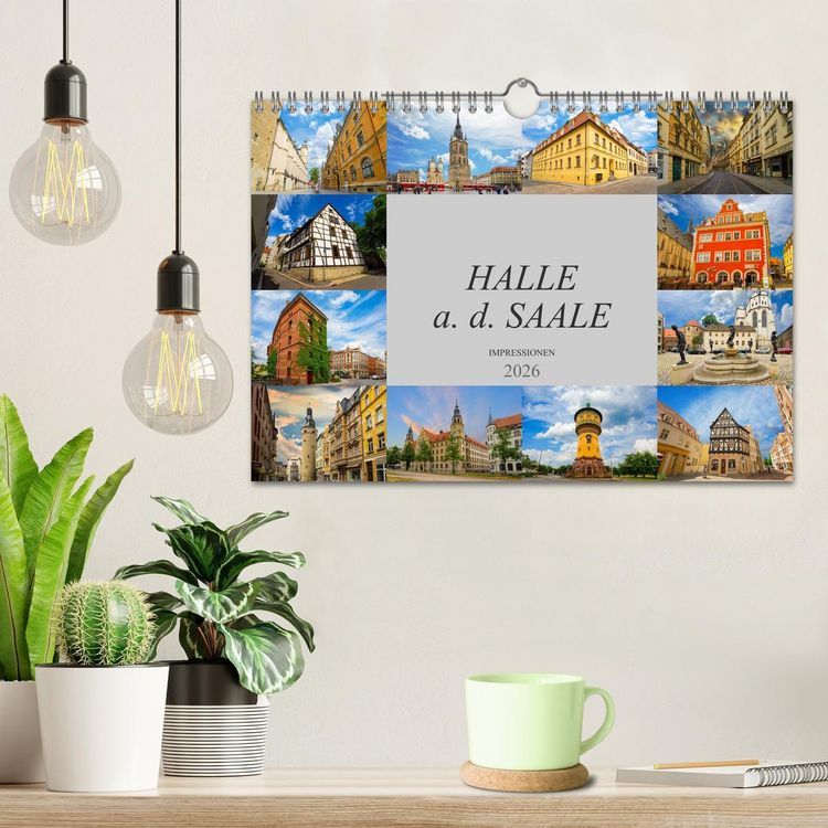Produktbild: Halle a. d. Saale Impressionen (Wandkalender 2026 DIN A4 quer), CALVENDO Monatskalender
