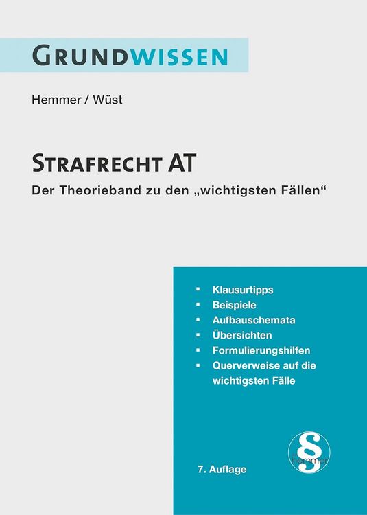 Produktbild: Grundwissen Strafrecht AT