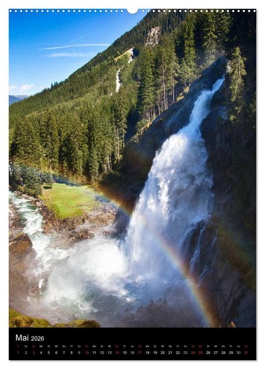 Produktbild: Naturblicke - Wasserf&auml;lle der Welt (hochwertiger Premium Wandkalender 2026 DIN A2 hoch), Kunstdruck in Hochglanz