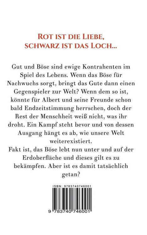 Produktbild: Rot ist die Liebe, schwarz ist das Loch ...