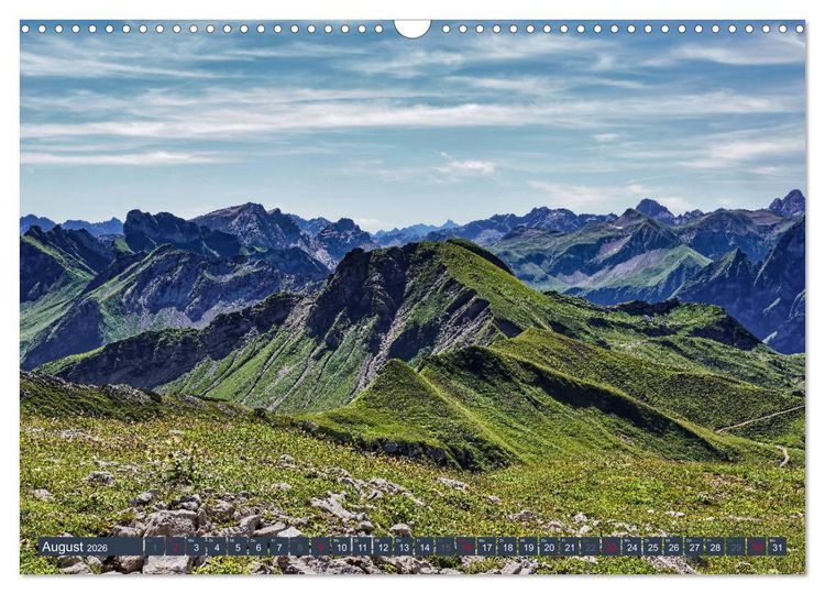 Produktbild: Allg&auml;uer Bergidyll (Wandkalender 2026 DIN A3 quer), CALVENDO Monatskalender