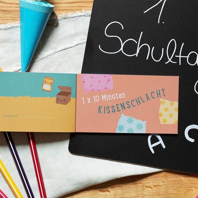 Produktbild: Schulkind! 12 Gutscheine zur Einschulung