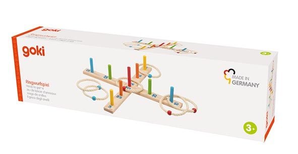 Produktbild: Ringwurfspiel mit 6 Sisalringen