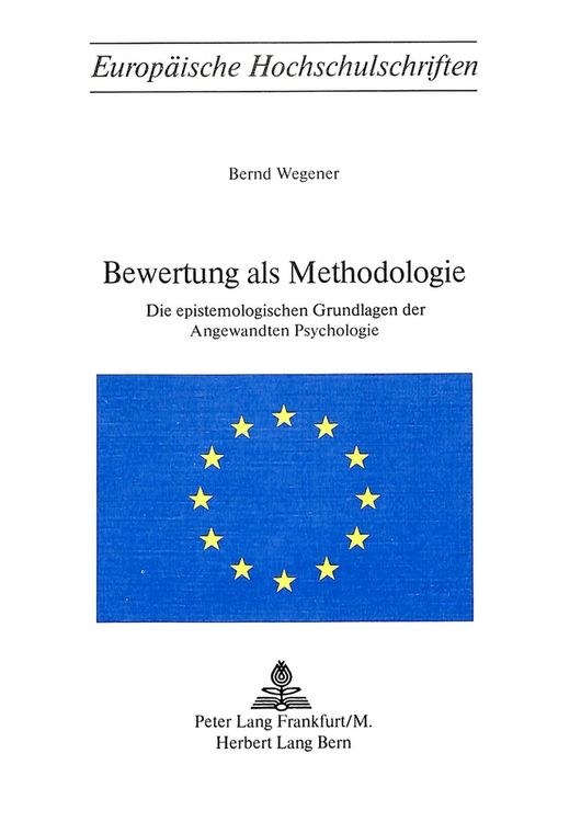 Produktbild: Bewertung als Methodologie
