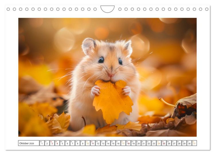 Produktbild: Lustige Hamster (Wandkalender 2026 DIN A4 quer), CALVENDO Monatskalender