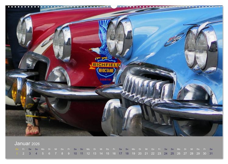 Produktbild: US-Strassenkreuzer (Wandkalender 2026 DIN A2 quer), CALVENDO Monatskalender