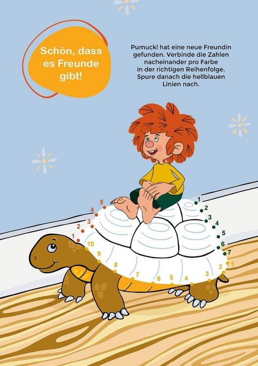 Produktbild: Lern-Spiel-Spa&szlig; mit Pumuckl - Mein Vorschulblock: Erste Zahlen
