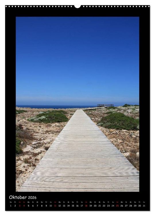 Produktbild: Blickpunkte Algarve (Wandkalender 2026 DIN A2 hoch), CALVENDO Monatskalender
