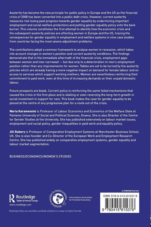 Produktbild: Women and Austerity