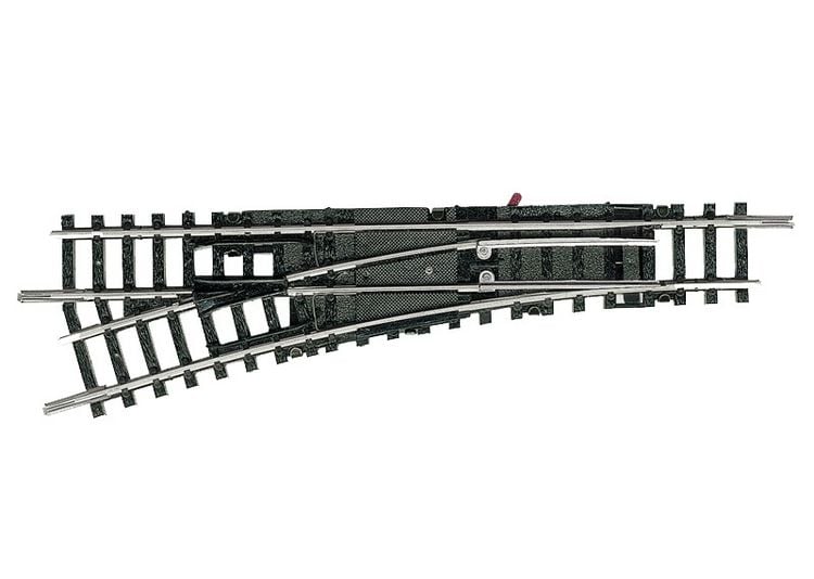 Produktbild: MiniTrix T14954 N Gleis Weiche, links 112.6mm 15&deg; 362.6mm 1St.