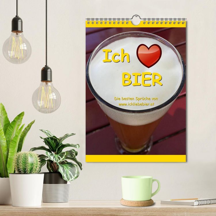 Produktbild: Ich liebe Bier (Wandkalender 2026 DIN A4 hoch), CALVENDO Monatskalender