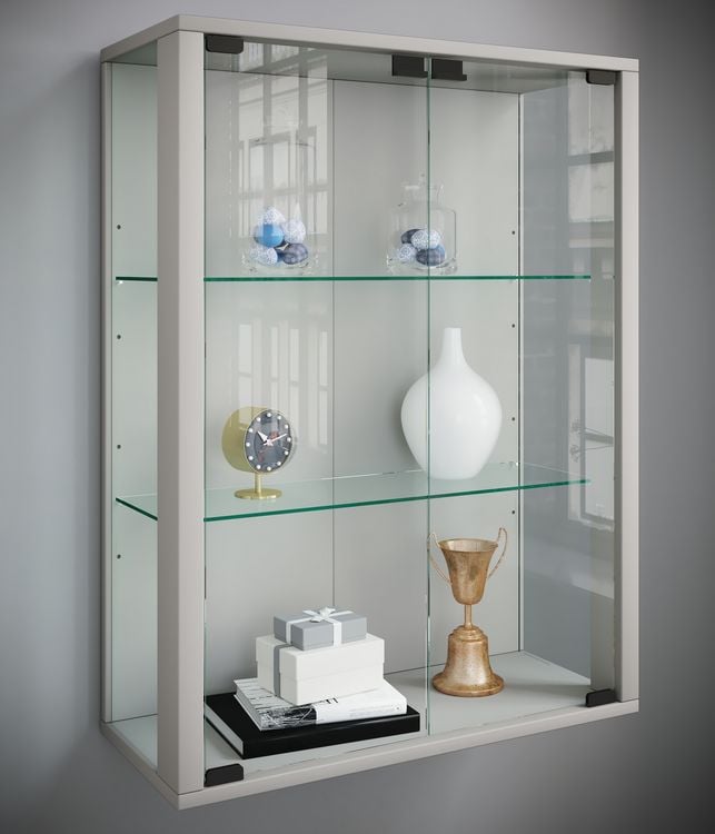 Produktbild: Wandvitrine H&auml;ngevitrine Glasvitrine Glas Udina M