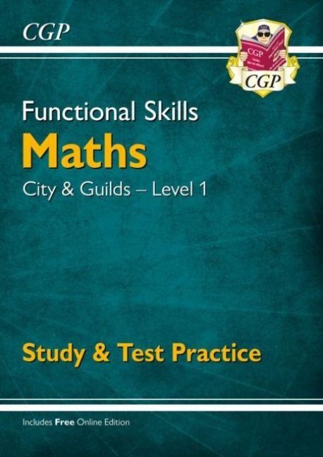 Produktbild: Functional Skills Maths: City & Guilds Level 1 - Study & Test Practice
