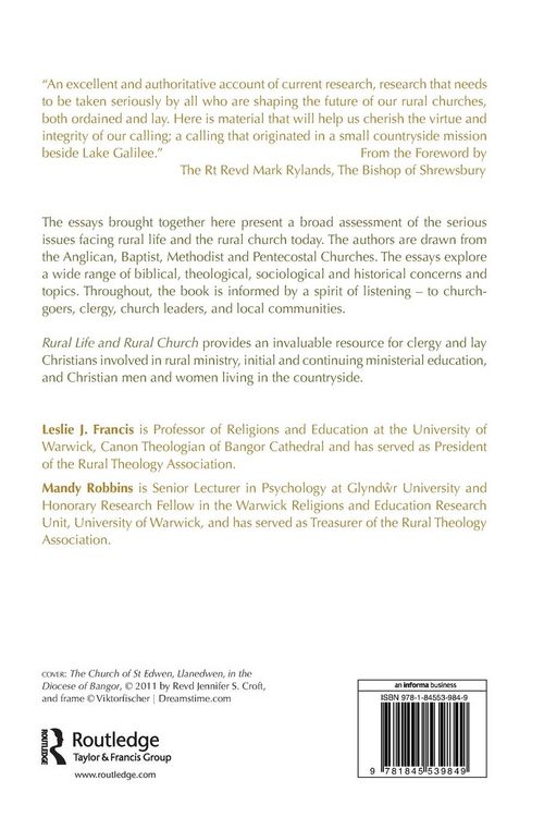 Produktbild: Rural Life and Rural Church