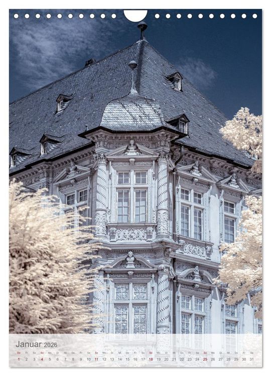 Produktbild: MAINZ IN INFRAROT (Wandkalender 2026 DIN A4 hoch), CALVENDO Monatskalender