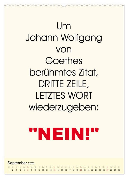 Produktbild: Spr&uuml;che-Kalender. Lustiges f&uuml;r die Familie! (Wandkalender 2026 DIN A2 hoch), CALVENDO Monatskalender