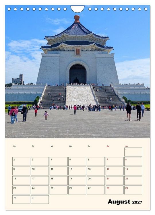 Produktbild: Taipeh &ndash; Stadt der Kontraste (Wandkalender 2027 DIN A4 hoch), CALVENDO Monatskalender