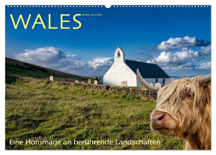 Produktbild: Wales - Eine Hommage an ber&uuml;hrende Landschaften (Wandkalender 2026 DIN A2 quer), CALVENDO Monatskalender