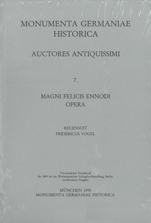 Produktbild: Magni Felicis Ennodi Opera