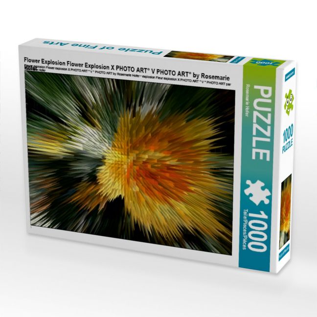 Produktbild: CALVENDO Puzzle Flower Explosion Flower Explosion X PHOTO ART&deg; V PHOTO ART&deg; by Rosemarie Hofer | 1000 Teile Lege-Gr&ouml;&szlig;e 64x48cm Foto-Puzzle f&uuml;r gl&uuml;ckliche Stunden