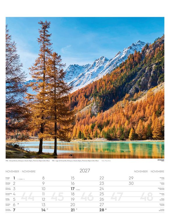 Produktbild: Alpen Kalender 2027