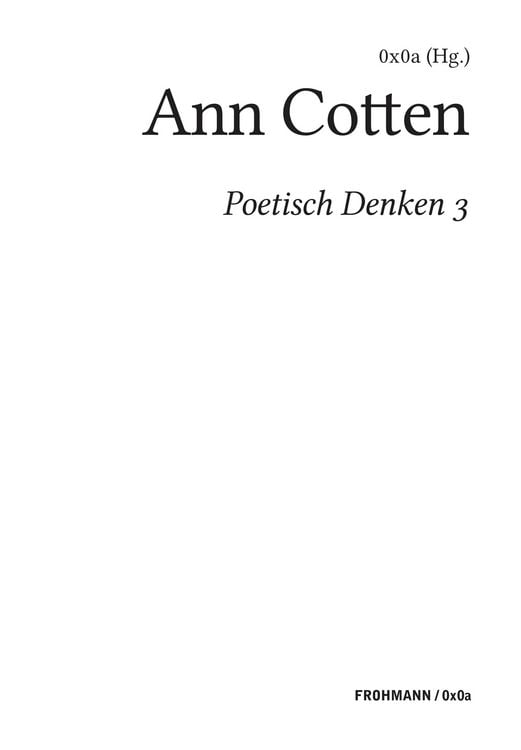 Produktbild: Poetisch denken 3
