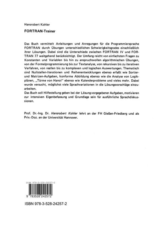 Produktbild: Fortran-Trainer