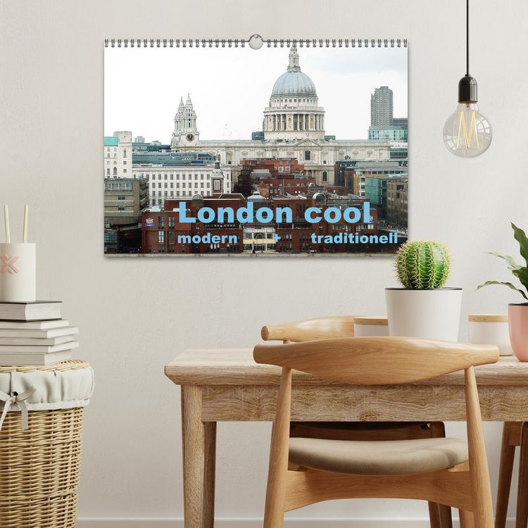 Produktbild: London cool - modern + traditionell (Wandkalender 2026 DIN A3 quer), CALVENDO Monatskalender