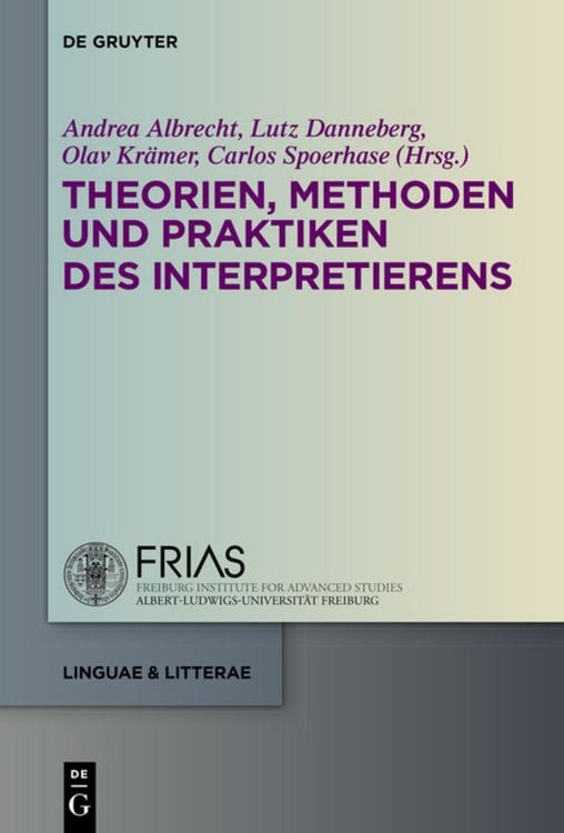 Produktbild: Theorien, Methoden und Praktiken des Interpretierens