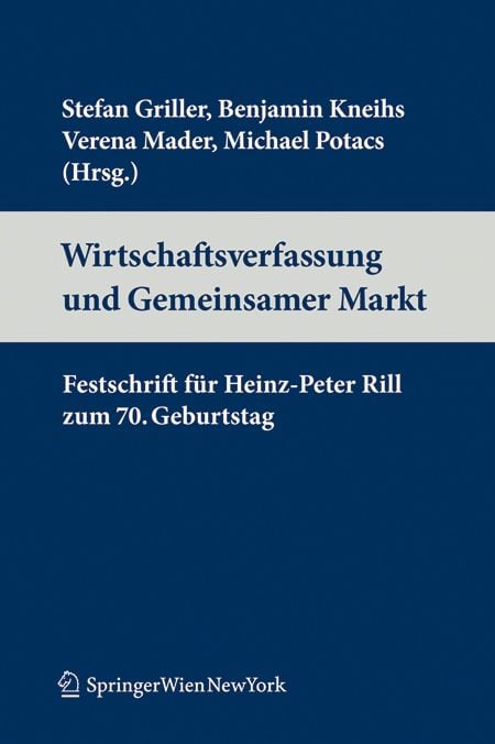 Produktbild: Wirtschaftsverfassung und Binnenmarkt