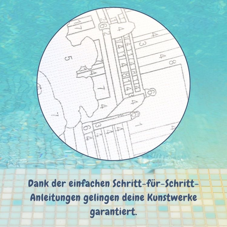 Produktbild: Die wunderbare Kreativbox Malen nach Zahlen - Urlaubstr&auml;ume