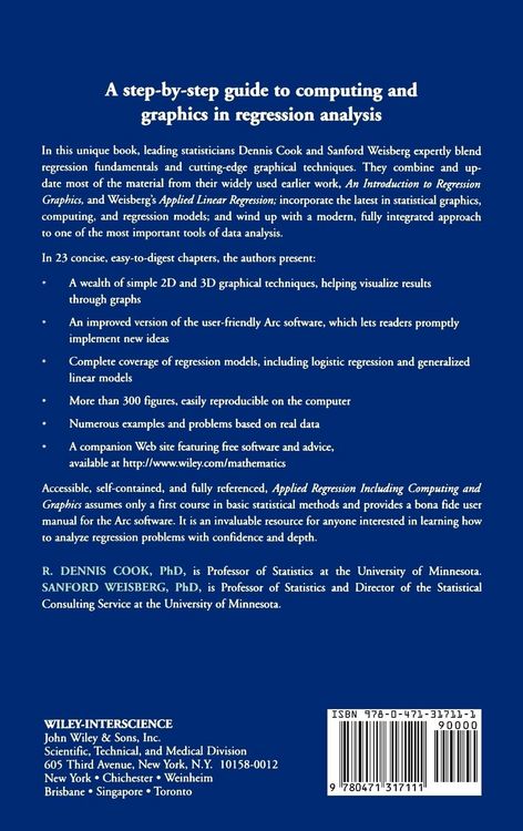 Produktbild: Applied Regression Computing Graphics