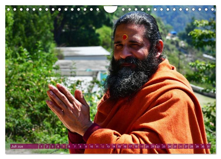 Produktbild: Char Dham - hinduistische Pilgerreise im Himalaya (Wandkalender 2026 DIN A4 quer), CALVENDO Monatskalender