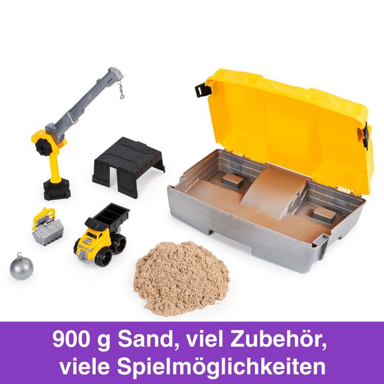 Produktbild: Kinetic Sand Baustellen Koffer