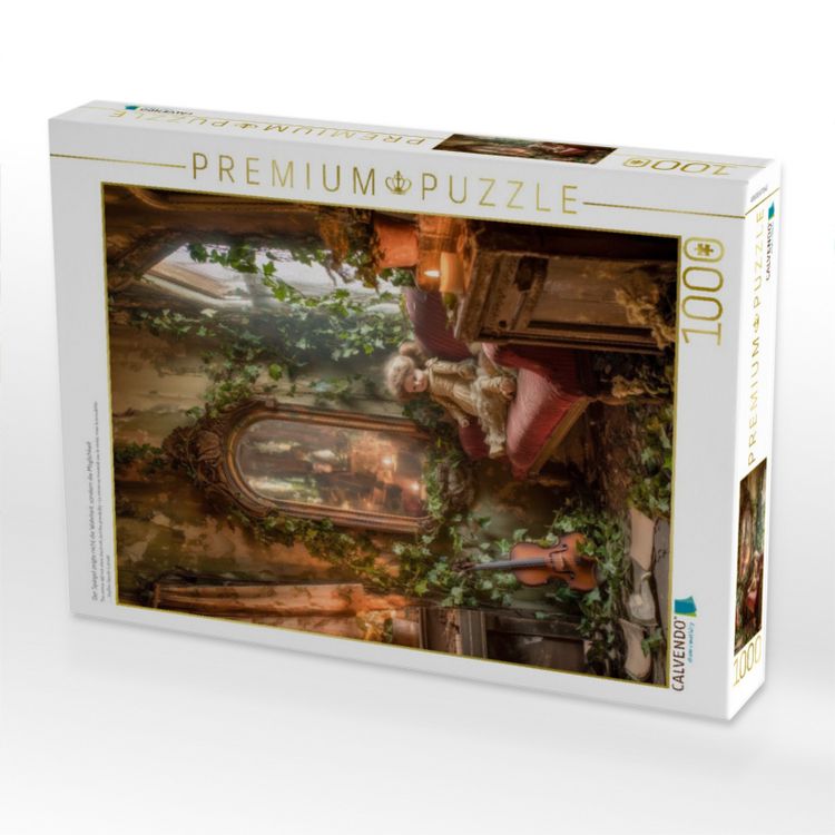 Produktbild: CALVENDO Puzzle Der Spiegel zeigte nicht die Wahrheit, sondern die M&ouml;glichkeit | 1000 Teile Lege-Gr&ouml;&szlig;e 64x48cm Foto-Puzzle f&uuml;r gl&uuml;ckliche Stunden