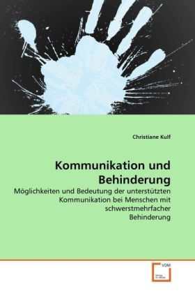Produktbild: Kulf, C: Kommunikation und Behinderung