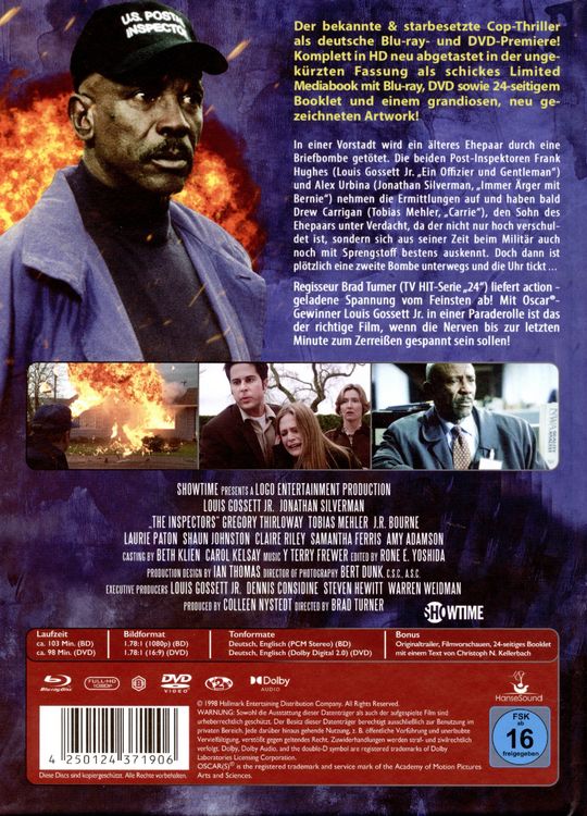 Produktbild: The Inspectors - Der Tod kommt mit der Post (Uncut Limited Mediabook, in HD neu abgetastet, Blu-ray+DVD+Booklet)