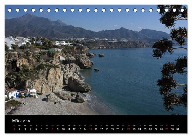 Produktbild: Andalusien (Tischkalender 2026 DIN A5 quer), CALVENDO Monatskalender