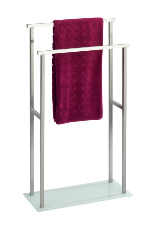 Produktbild: Handtuchbutler Mod. Debar Edelstahl, mit 2 Handtuchstangen