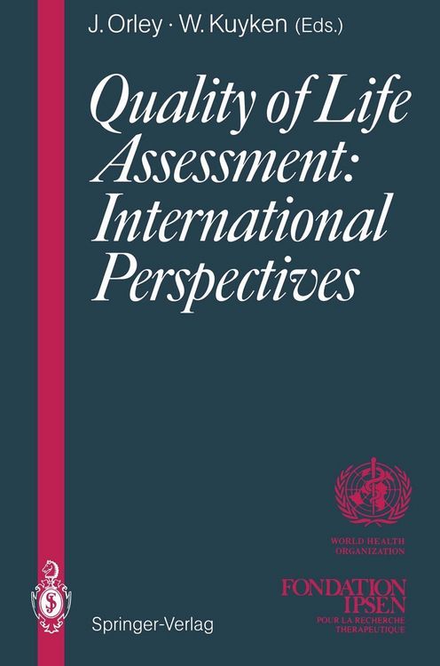 Produktbild: Quality of Life Assessment: International Perspectives