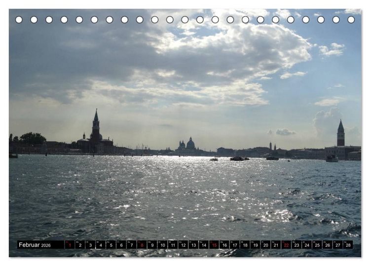 Produktbild: Auf den Kan&auml;len von Venedig (Tischkalender 2026 DIN A5 quer), CALVENDO Monatskalender