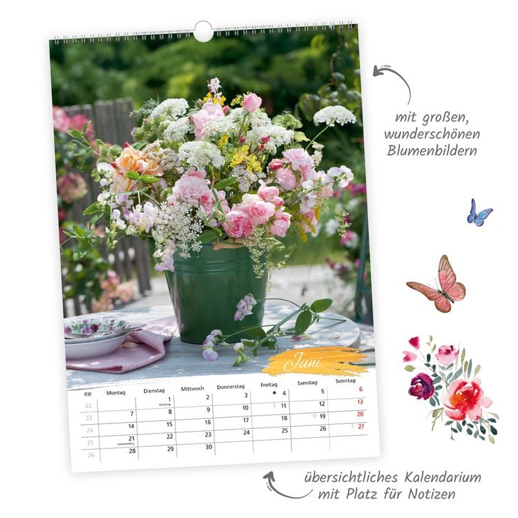 Produktbild: TR&Ouml;TSCH - Gro&szlig;bildkalender Blumen-Arrangements 2027