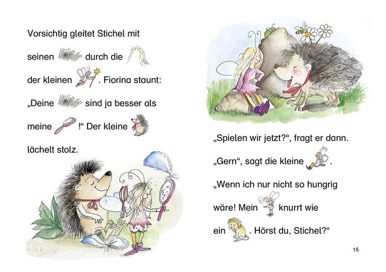 Produktbild: Lesenlernen in 3 Schritten - Die sch&ouml;nsten Geschichten von Feen, Einh&ouml;rnern und Meerm&auml;dchen