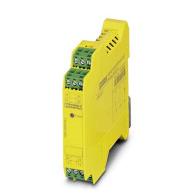 Produktbild: Sicherheitsrelais PSR-SPP- 24DC/FSP2/2X1/1X2 Phoenix Contact Betriebsspannung: 24 V/DC 2 Schlie&szlig;er (B x H x T) 17.5 x 112 x 114.5 mm 1 St.
