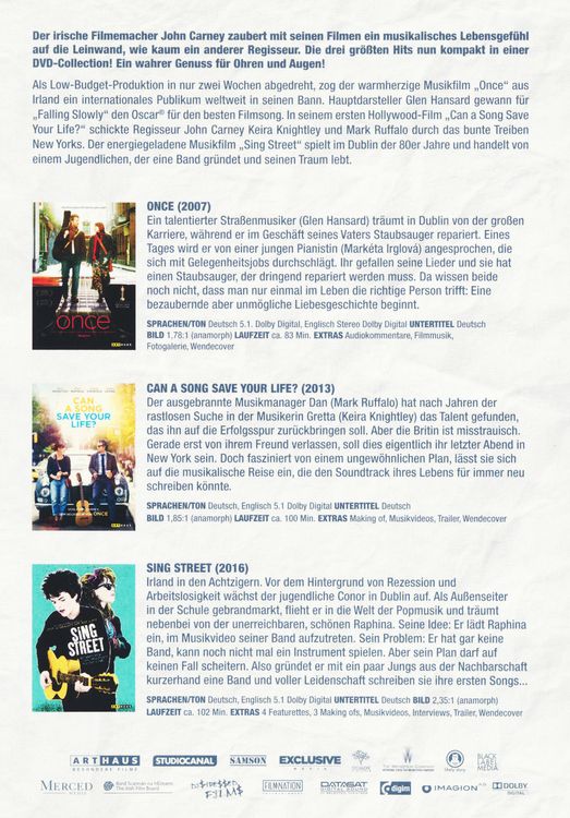 Produktbild: John Carney Collection [3 DVDs]